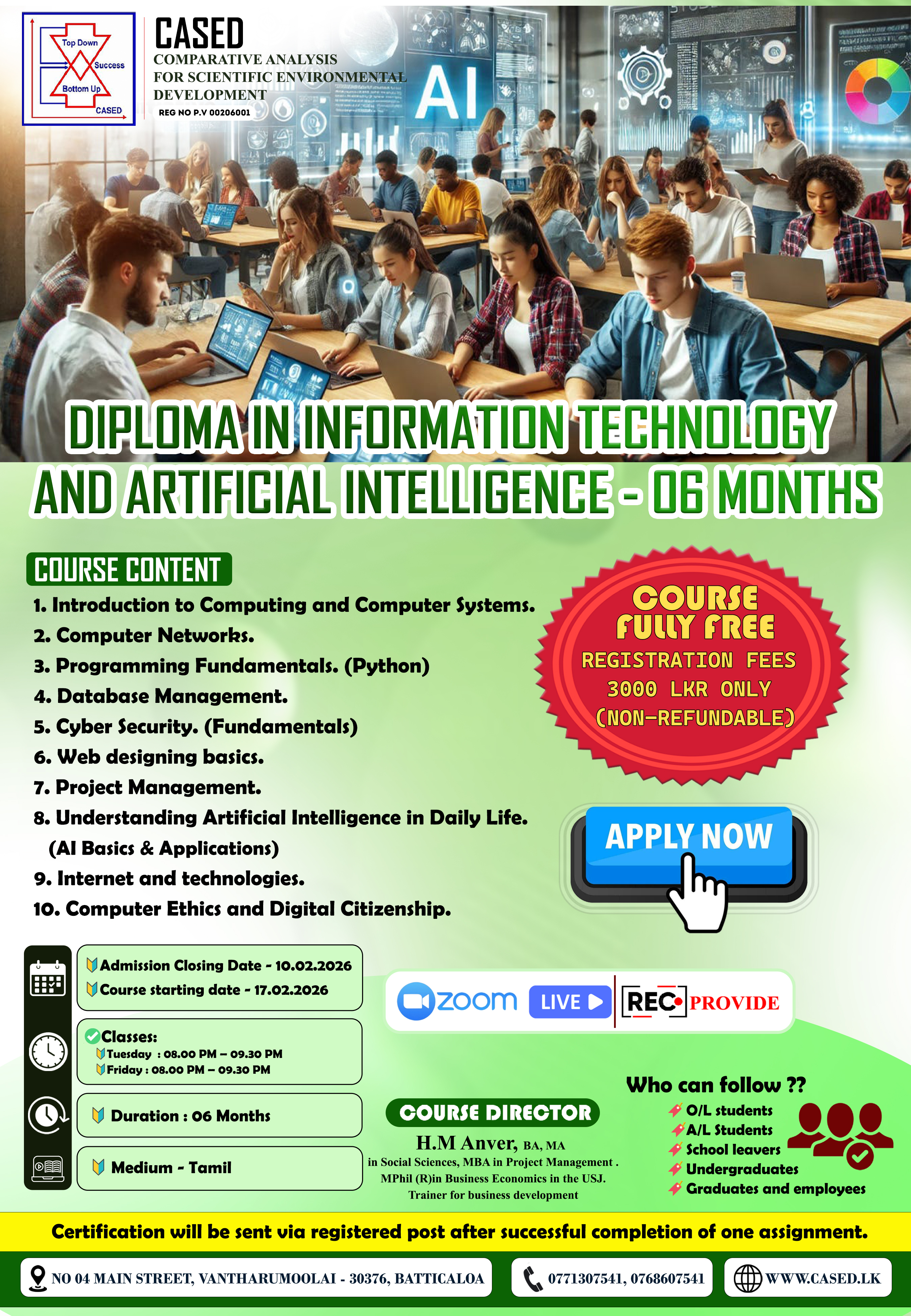 Diploma in IT and AI